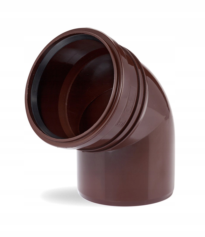 

Kolano rynny 110/67 brąz Karmat