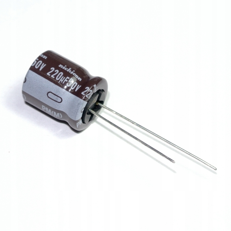 

220uF 50V 105' Low imp Nichicon Pm Long Life[2szt]