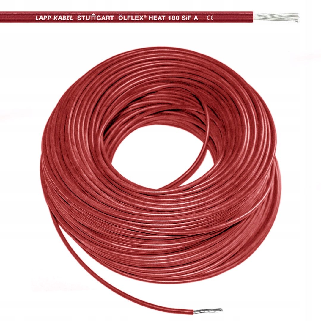 

Przewód Olflex Heat 180 SiF Silikon 1,0mm czerwony