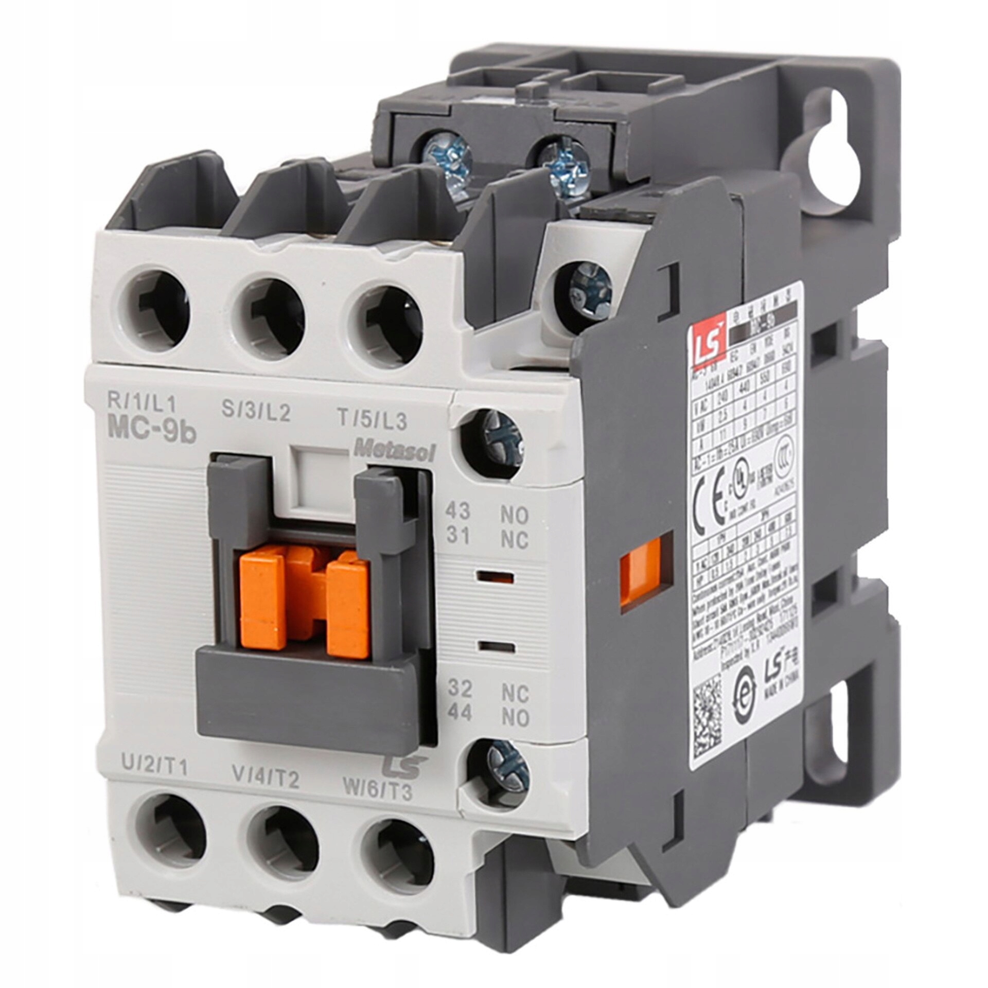 

Stycznik mocy 4kW 9A cewka 230VAC MC-9b Koreański