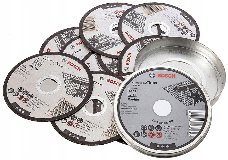 

Bosch Tarcza Do Metalu Inox 115x1mm x 10szt.