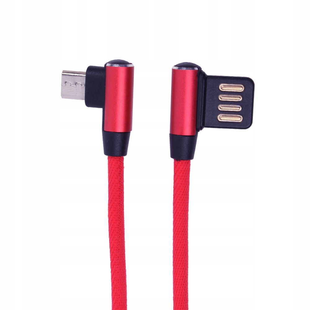

Kabel Usb- microUSB kątowy 1m wzmocniony