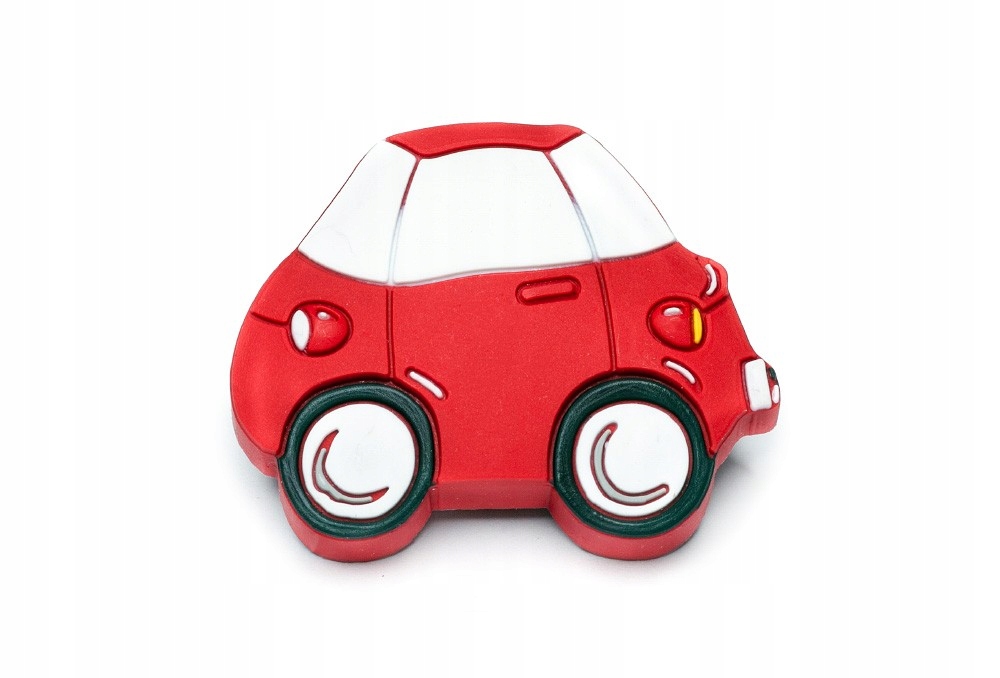 

Gałka meblowa dziecięca silikonowa Auto czerwone
