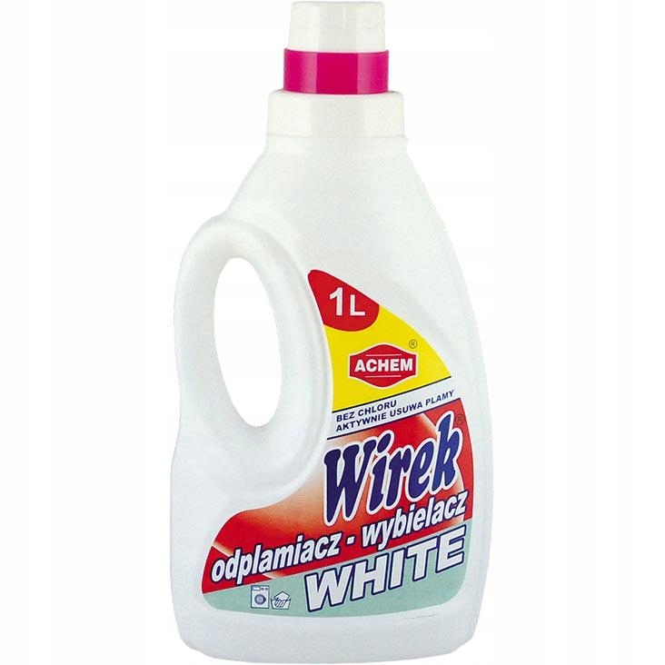 

Wirek Odplamiacz Do Białego 1L ręczne,pralka New!