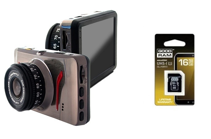 

Wideorejestrator Trasy Xblitz Ghost Full Hd +16GB