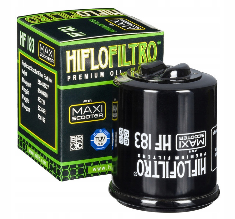 Filtr oleju HF183 Aprilia Gilera Peugeot Piaggio