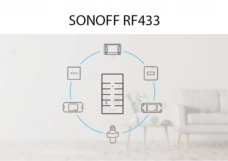 Pilot SONOFF RM433 8 kanałów RF 433MHz bez ramki EAN (GTIN) 6920075727623