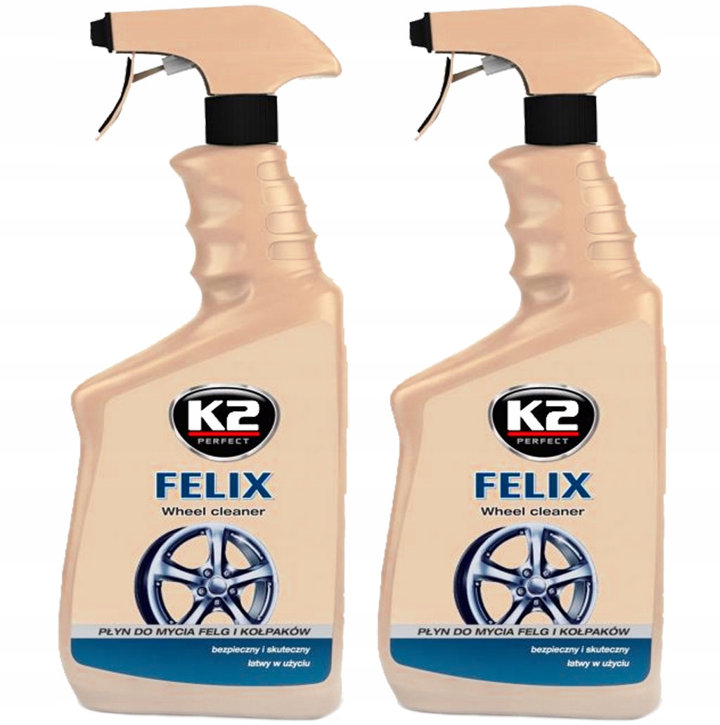 

K2 Felix Do Mycia Felg Alufelg Kołpaków 770ml 2szt