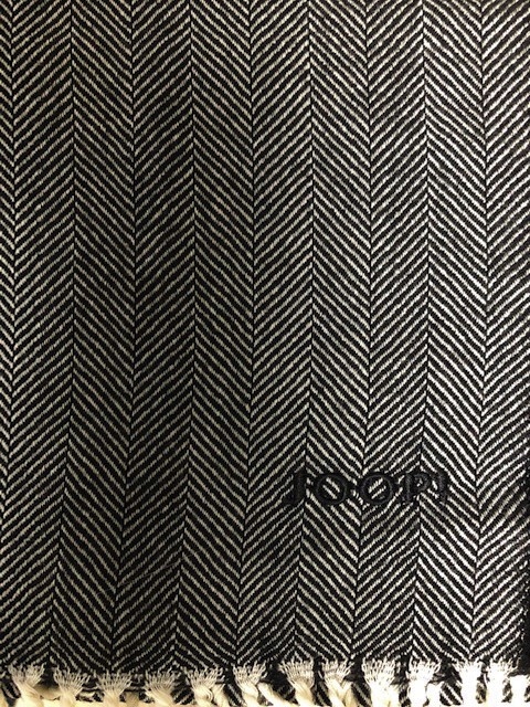 szalik Joop! czarnobiały wełna Materiał dominujący wełna