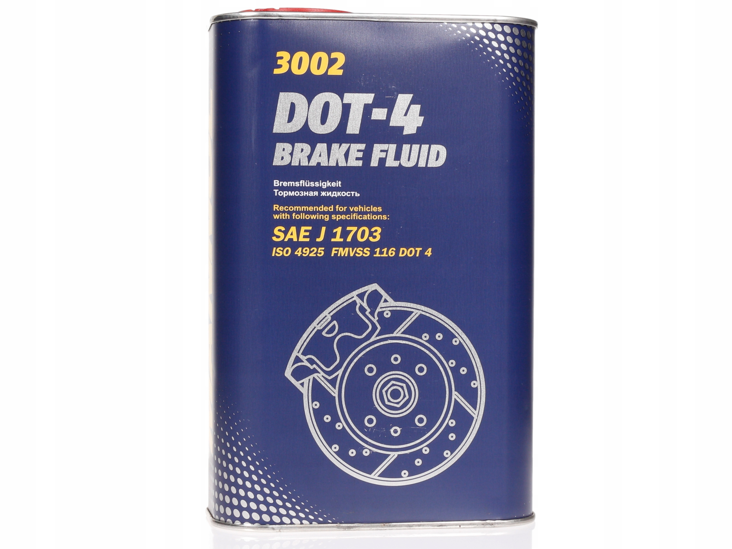

Płyn Hamulcowy Dot 4 Mannol Brake Fluid 1L