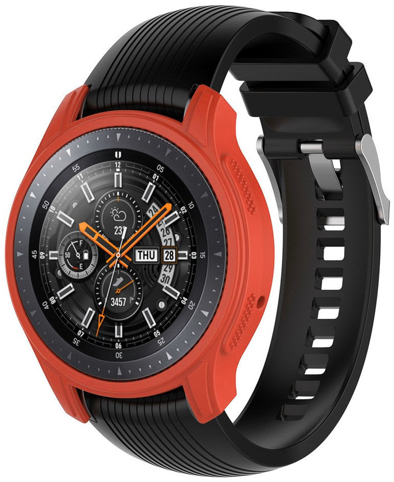 CZERWONE ETUI SILIKONOWE SAMSUNG GEAR S3 FRONTIER Marka Inna