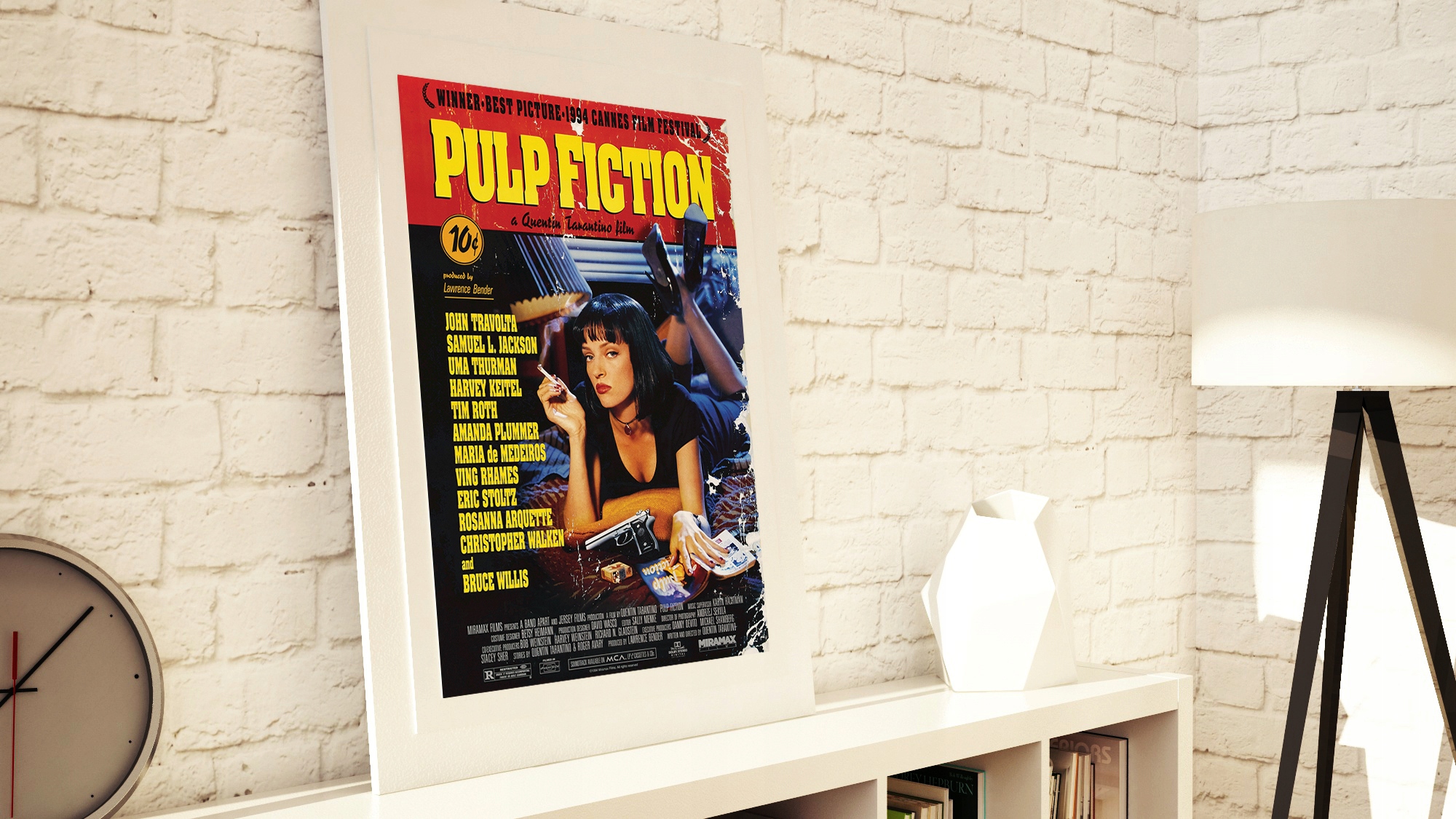 Plakat Pulp Fiction Quentin Tarantino Premium Art Nazwa Plakat