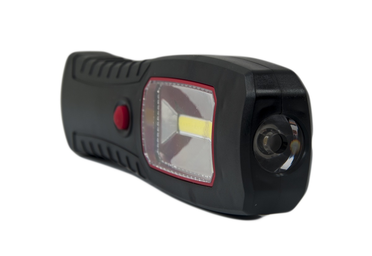 MOCNA LATARKA WARSZTATOWA 2x LED COBI MAGNES HAK Marka inna