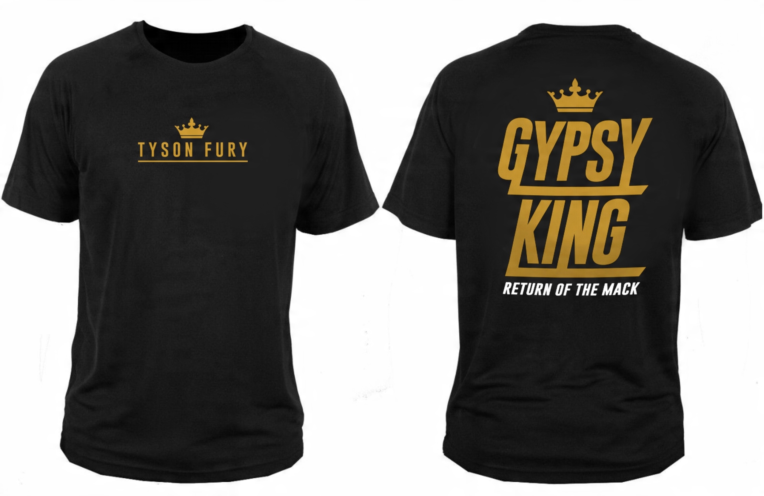 

koszulka Tyson Fury Gypsy King Wbo złoty druk S
