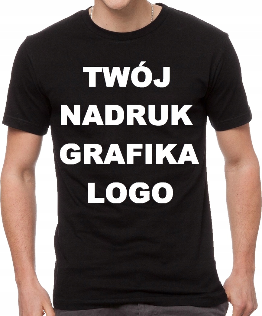 

T-shirt Koszulka z Własnym Nadrukiem napisem XXL!
