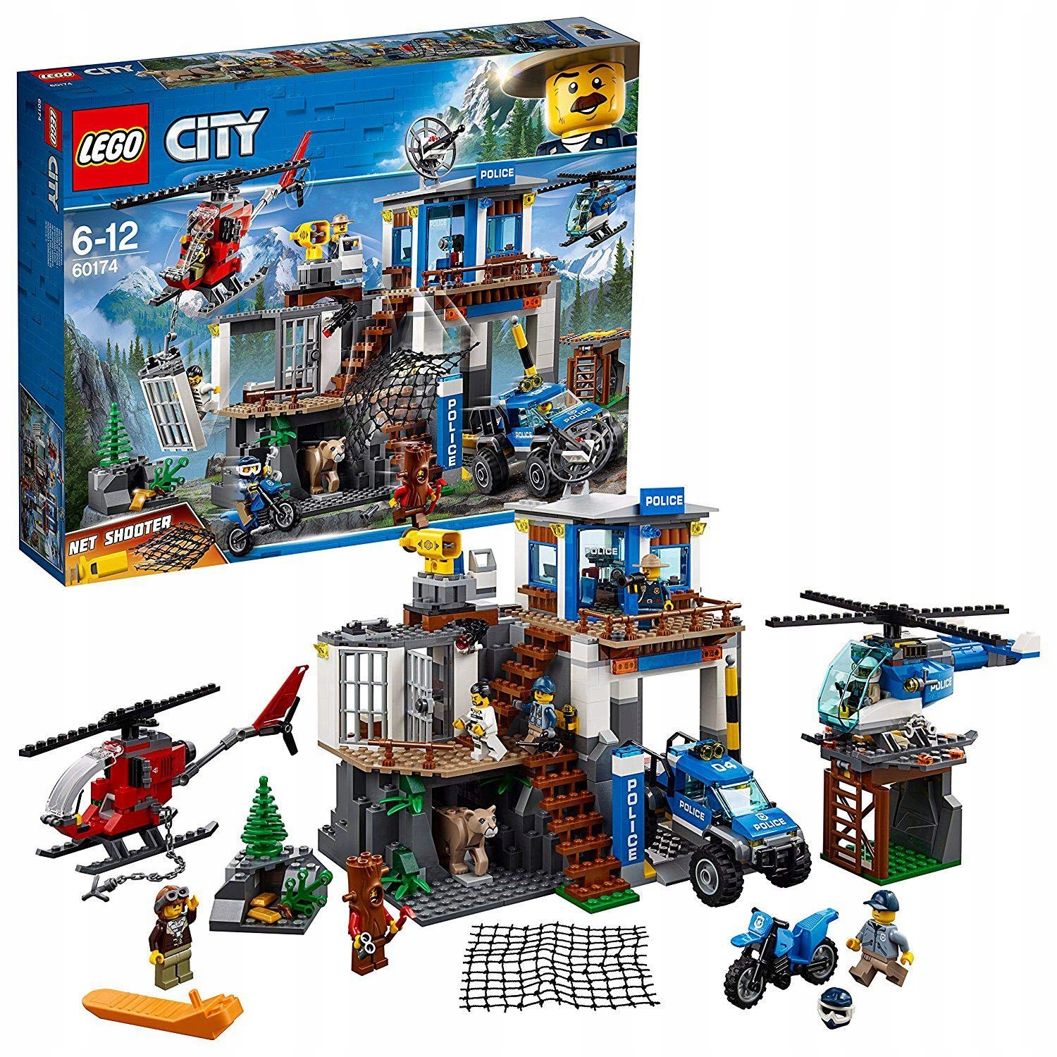LEGO CITY 60174 Górski Posterunek Policji Motor 13031403588 -