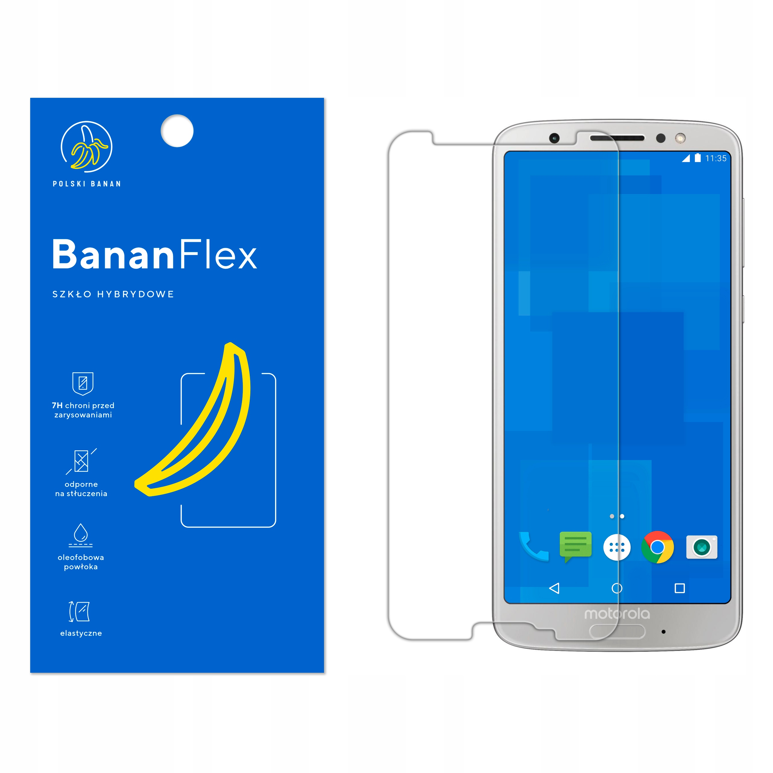 

Szkło Hybrydowe 7H do Motorola Moto G6