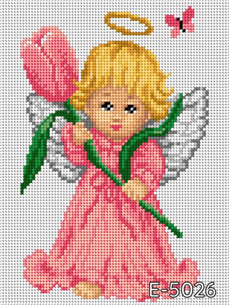 Nyomott mintás vászonkép 18cm*24cm 5026