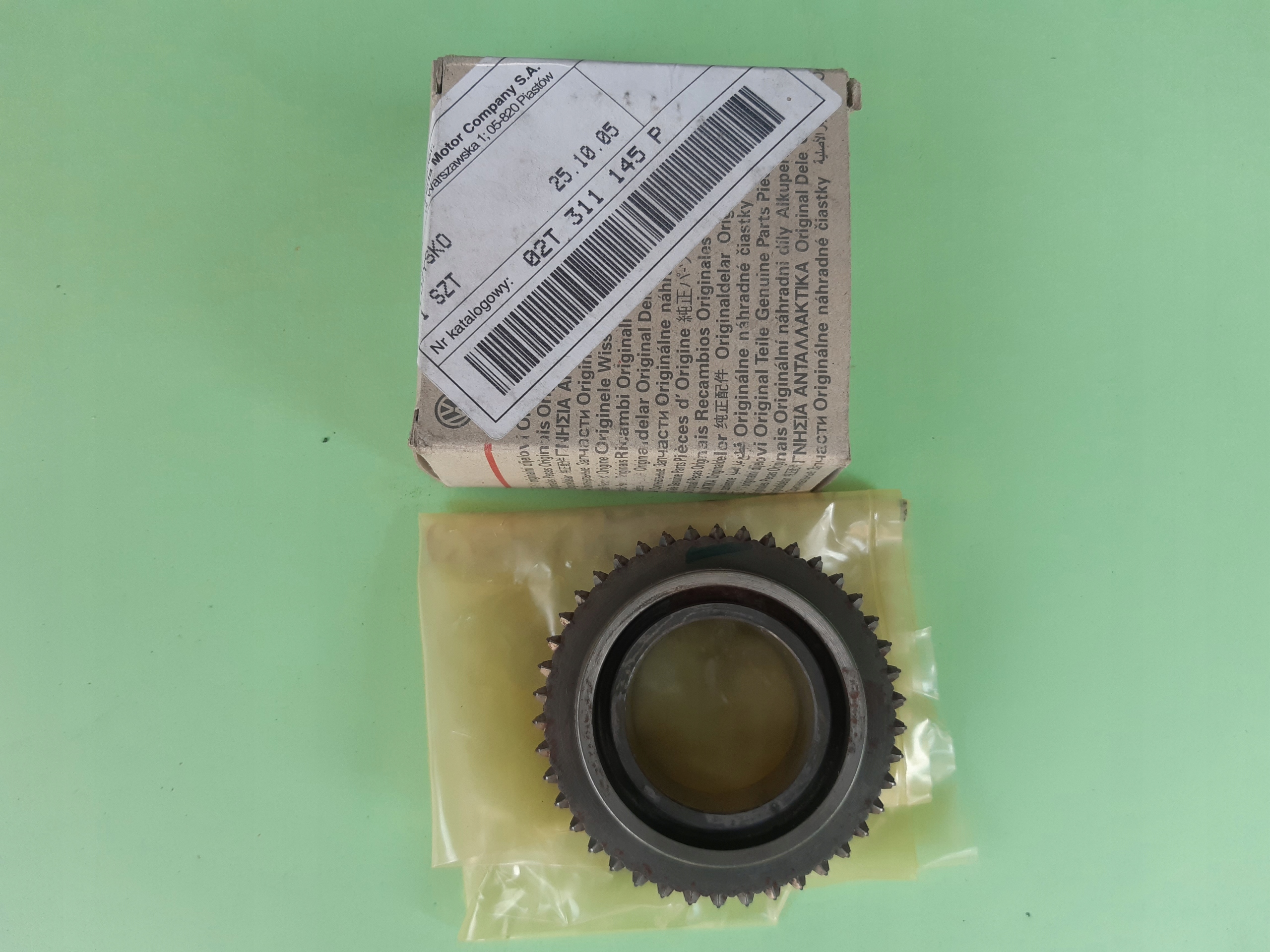 KOŁO 4 BIEGU 02T311145P 40/39 VW SKODA SEAT Numer katalogowy części 02T311145P