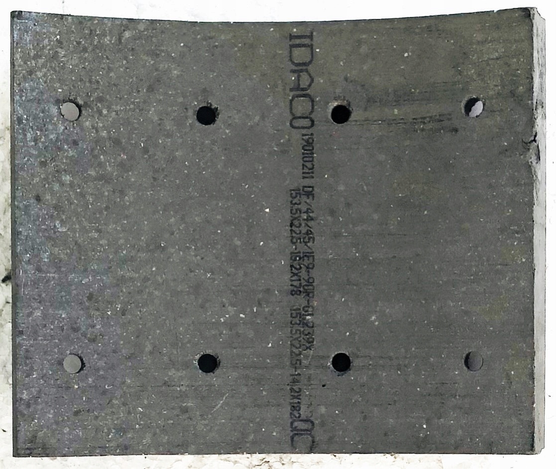 Okladzina hamulcowa DAF FI 422 kpl Part number 00000