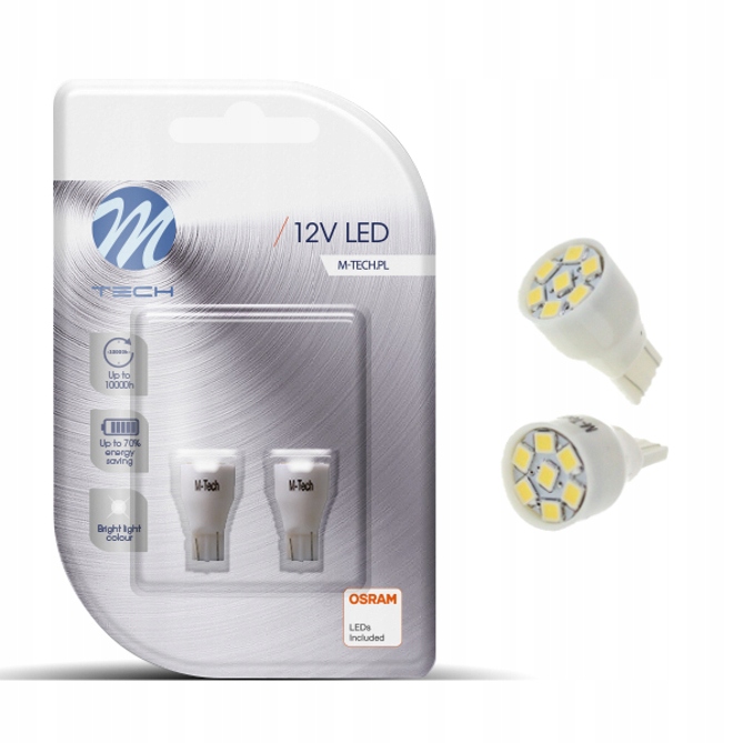 

Żarówki M-Tech Led W16W T15 z diodami Osram