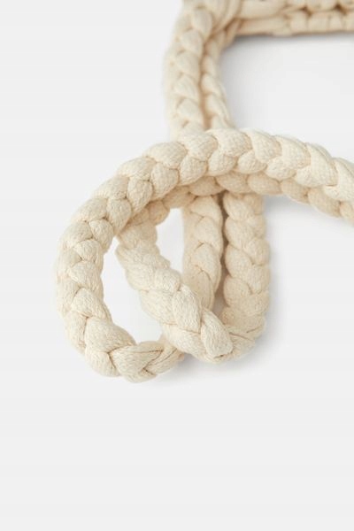 ZARA torebka koszyk shopper 1120/004 ecru frędzle Waga produktu z opakowaniem jednostkowym 0.5 kg