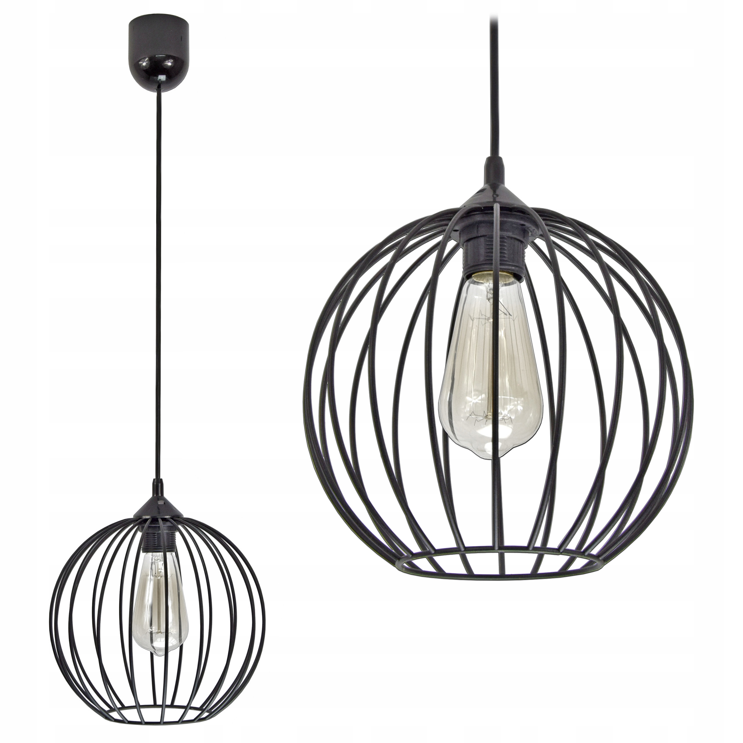 

Lampa sufitowa wisząca Diament Loft Retro