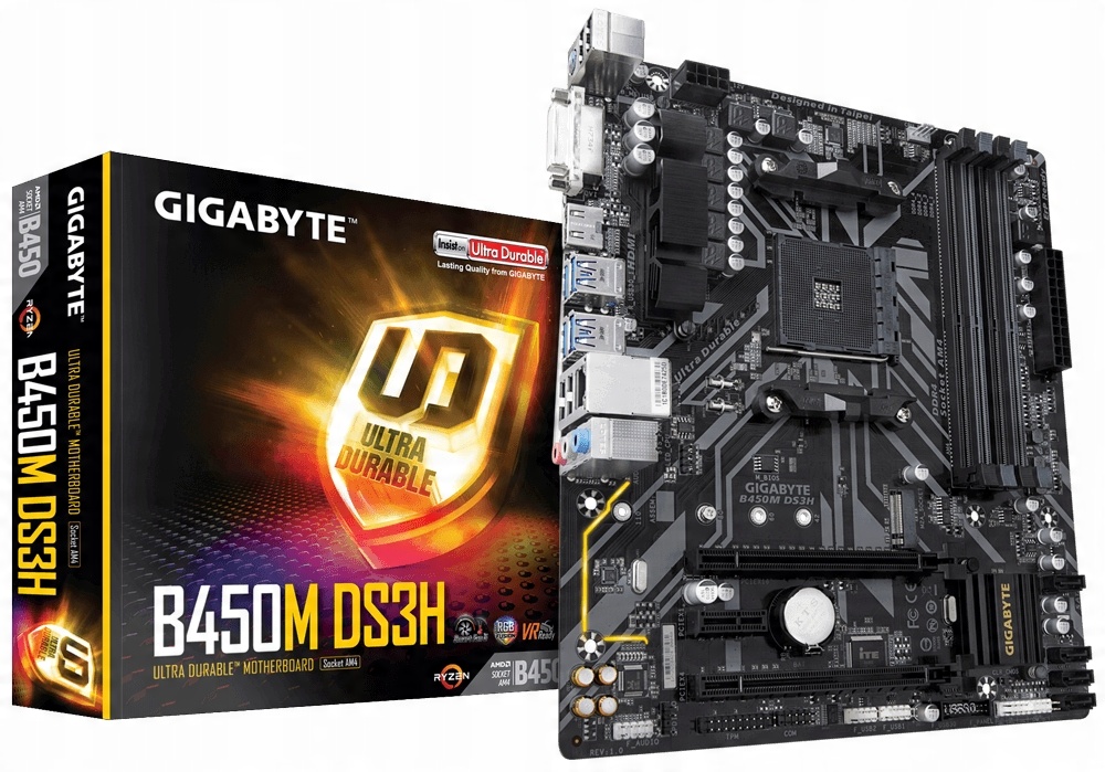 

Płyta główna GA-B450M DS3H Gigabyte AM4