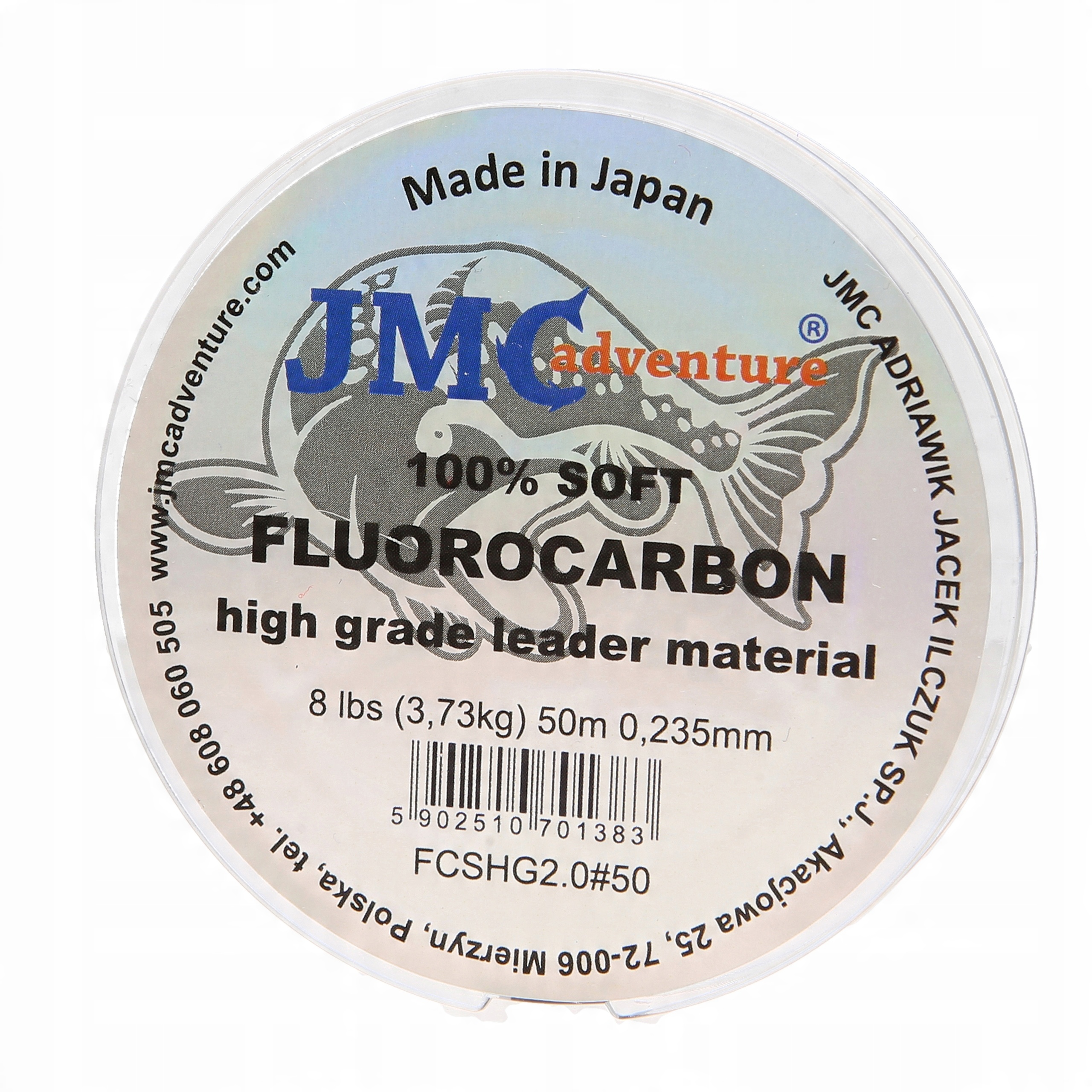 

100% fluorocarbon Jmc Adventure 50m, 0.235mm