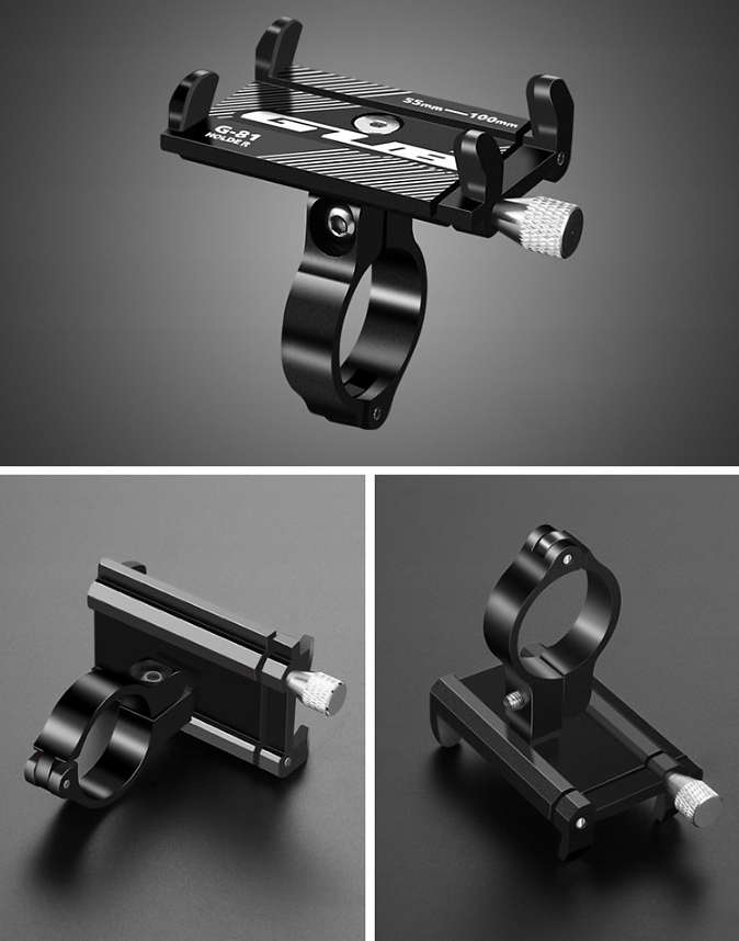 UCHWYT TELEFONU ROWEROWY MOTOCYKLOWY GUB ALUMINIUM EAN (GTIN) 5903686021886