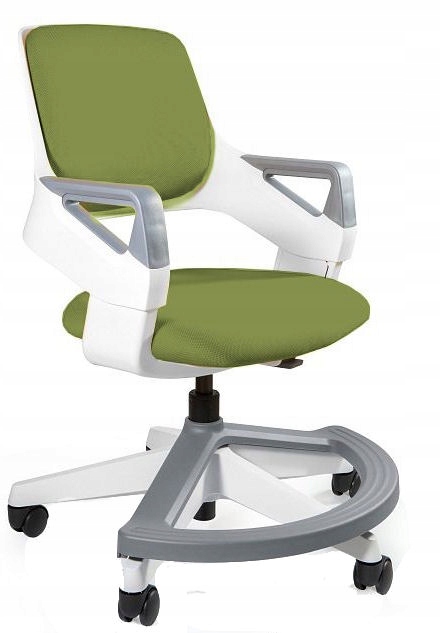 DZIECIĘCY FOTEL OBROTOWY REGULACJE Rookee oliwkowy