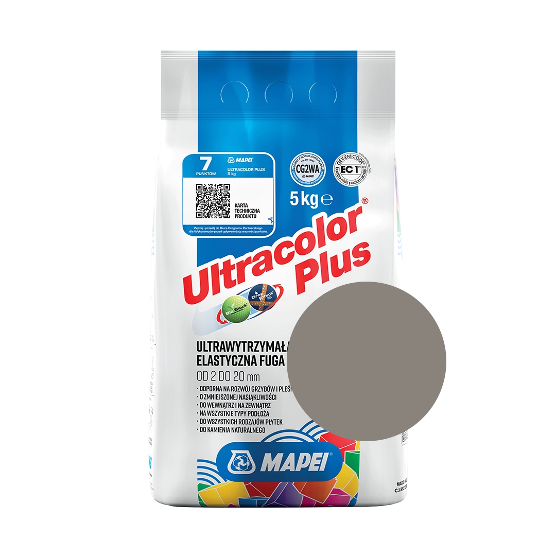 

Fuga Mapei Ultracolor Plus 5kg 113 Szara