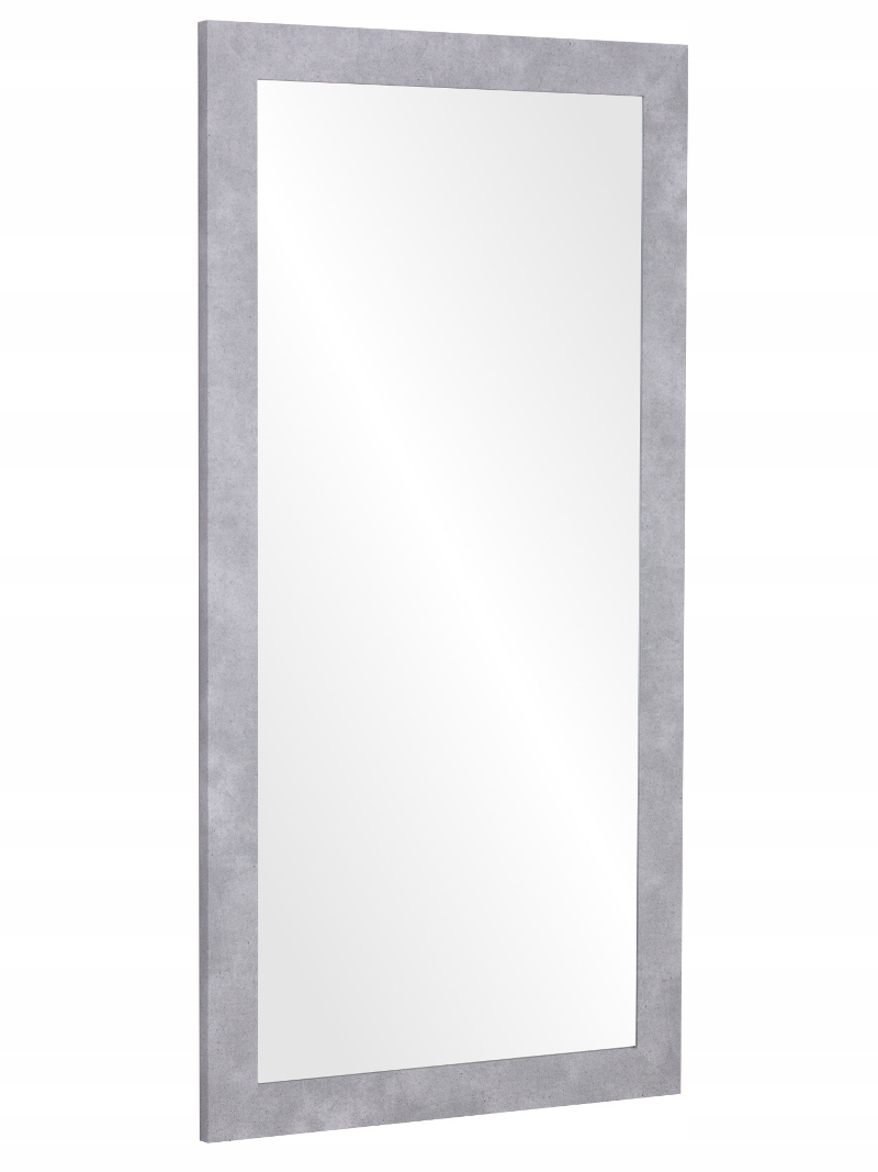 

Nowoczesne lustro w ramie Beton 140x60 Loft