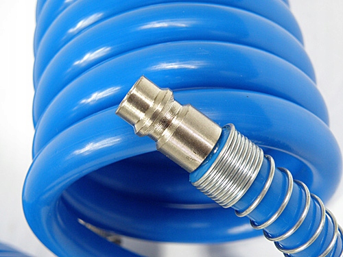 WĄŻ PRZEWÓD SPIRALNY PNEUMATYCZNY 10m DO KOMPRESOR Marka SilverTools