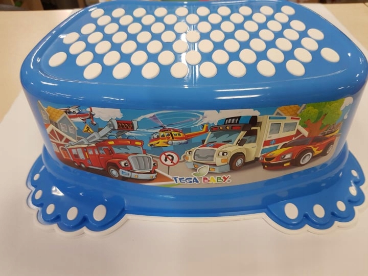 Tega Podnóżek Antyp. Stopień Podest Auta Niebieski EAN (GTIN) 5902963006738