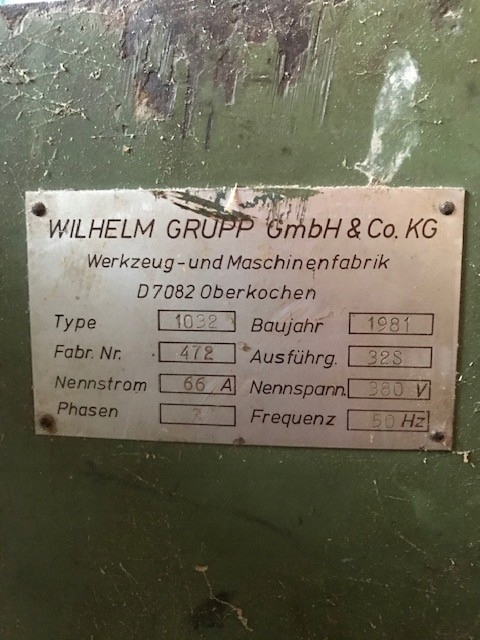 Formatyzerko-czopiarka Wilhelm Marka inny