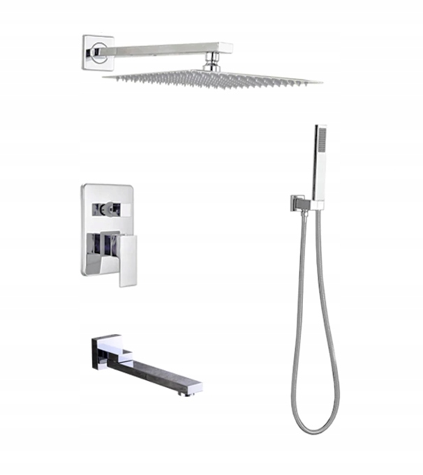 Podomietkový Sprchový Set S Chrómovým Výtokom