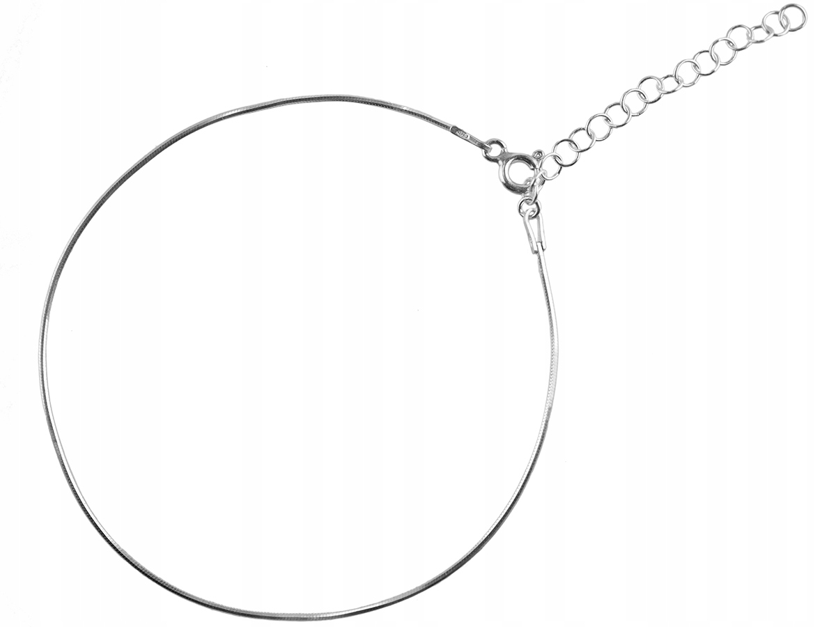 

Versil bransoleta żmijka kostka 28 cm Srebro 925