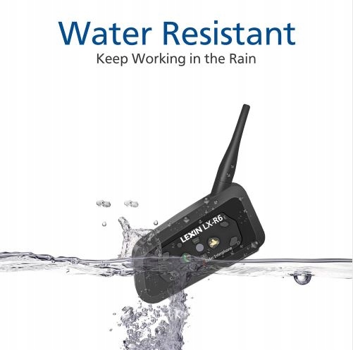 INTERKOM Bluetooth LEXIN LX-R6 na 1 kask Numer katalogowy producenta 1KASK