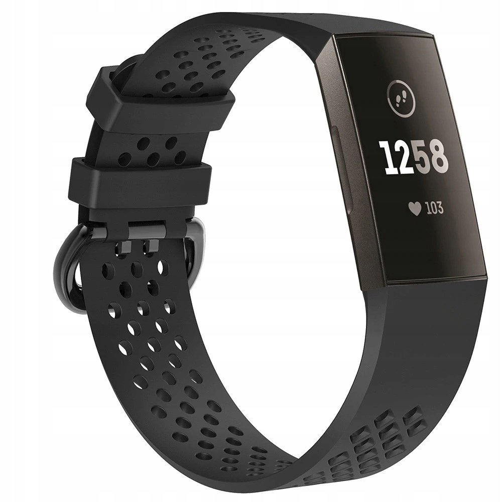 

Fitbit Charge 3 Pasek miękki mocny M / L Czarny