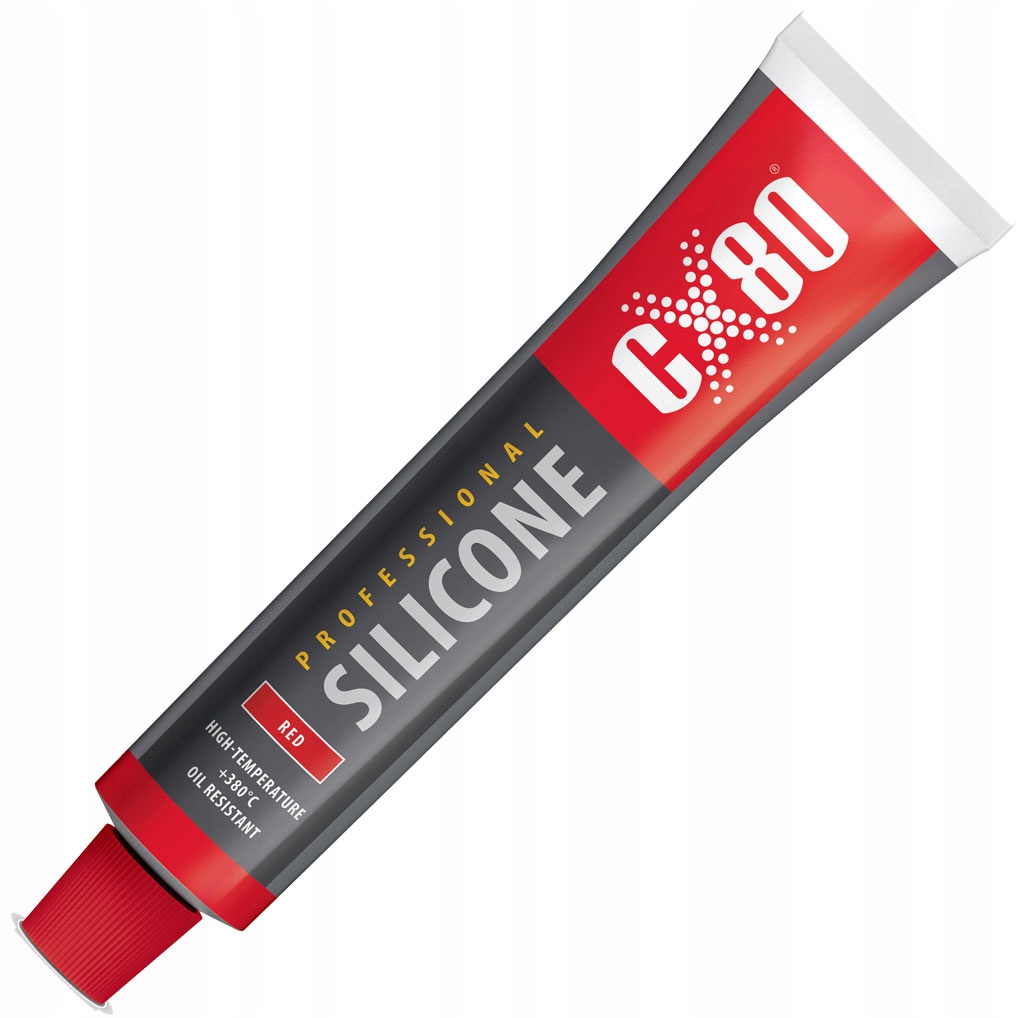 

CX80 Silikon Profesjonalny Czerwony +380 st. 80ml