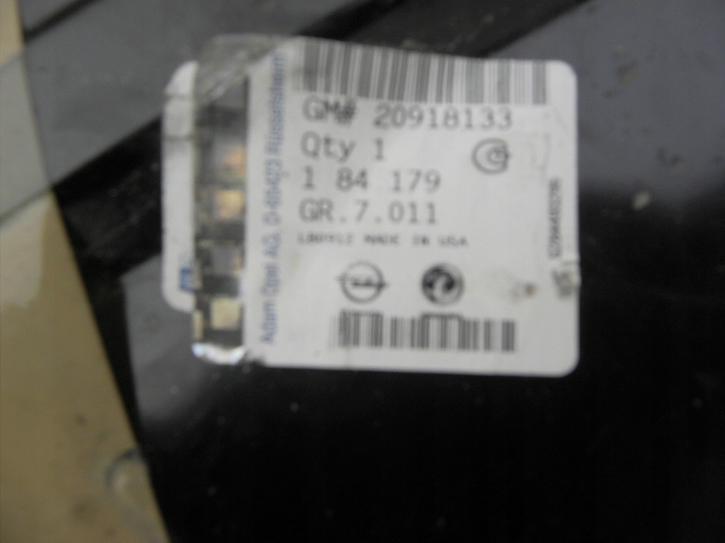 opel AMPERA задний ремень