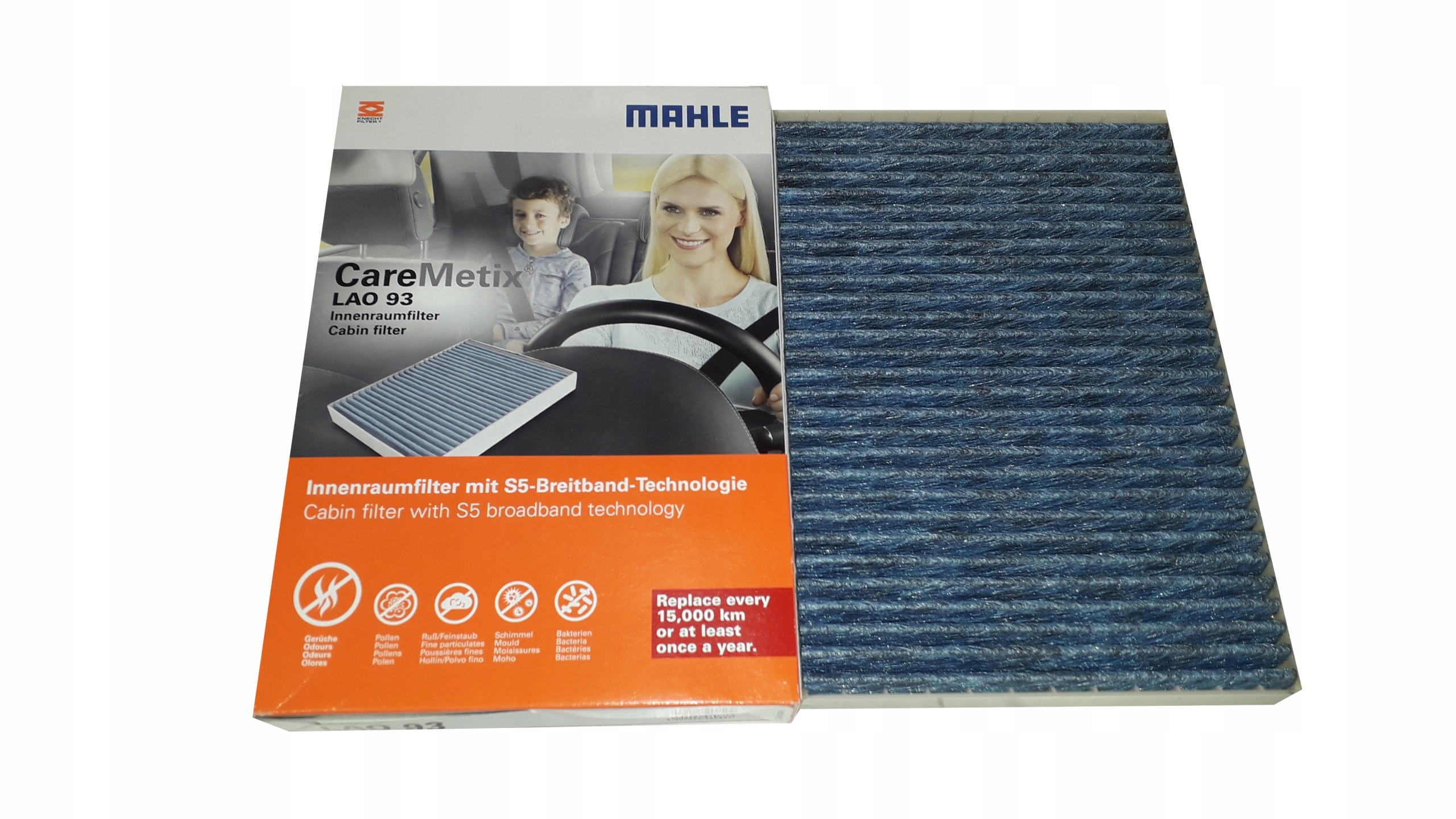 93 - KNECHT салонный фильтр LAO93 AUDI A4 B6 A6 SEAT