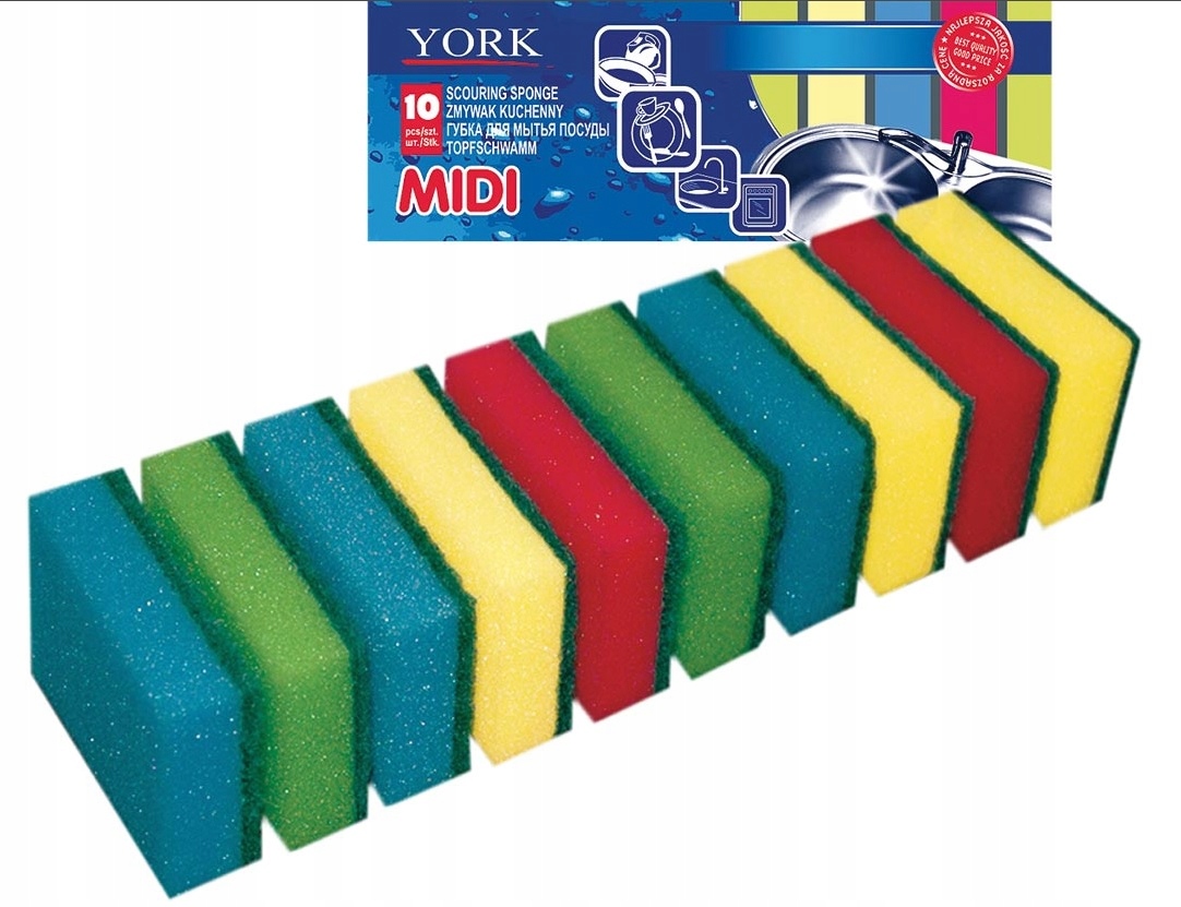 

Zmywak Myjka Do Naczyń Dwuwarstwowa 10szt Gąbka