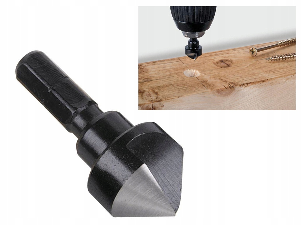 WOLFCRAFT frez pogłebiacz wiertło do drewna 10mm