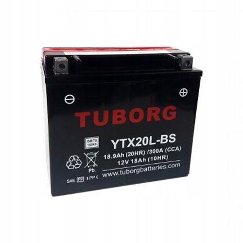 

Akumulator Tuborg YTX20L-BS 18.9Ah 300A Agm