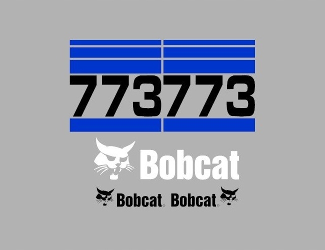 Samolepky s nálepkou Bobcat 773