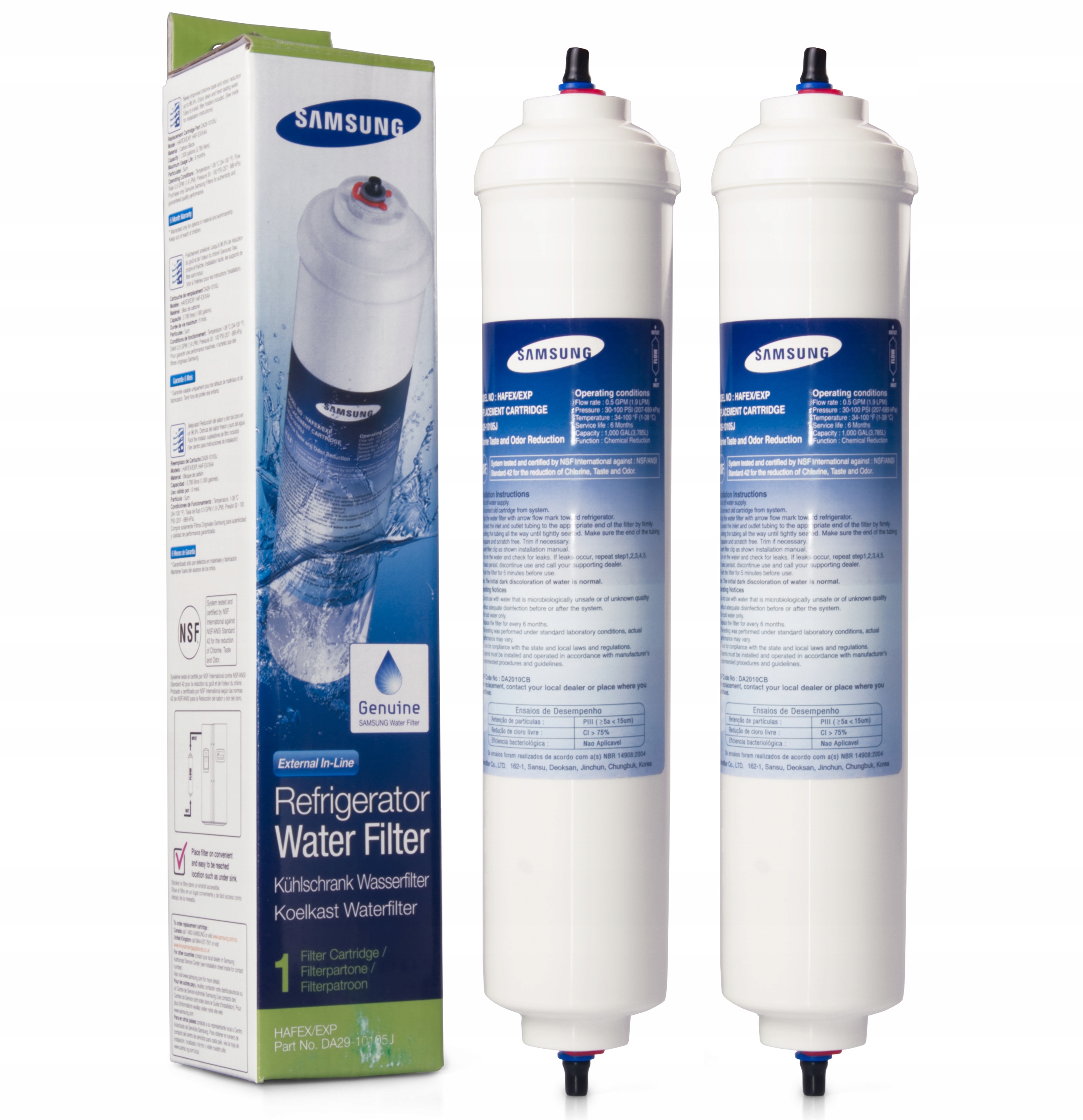 

2 szt DA29-10105J filtr wody do lodówki Samsung