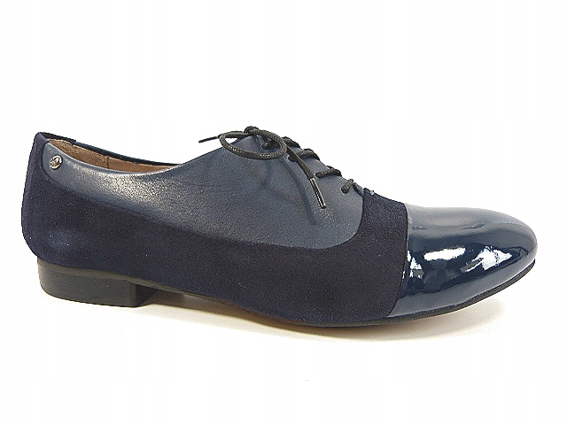 Polobotky námořnická modrá oxwordy Kaniowski 36 kůže komfort k2