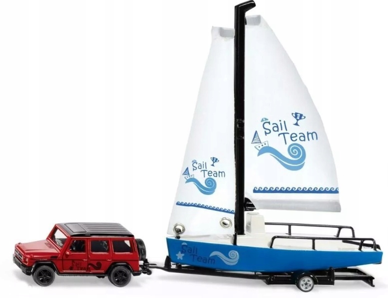 

Model metalowy Mercedes-AMG G65 z żaglówką A